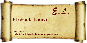 Eichert Laura névjegykártya